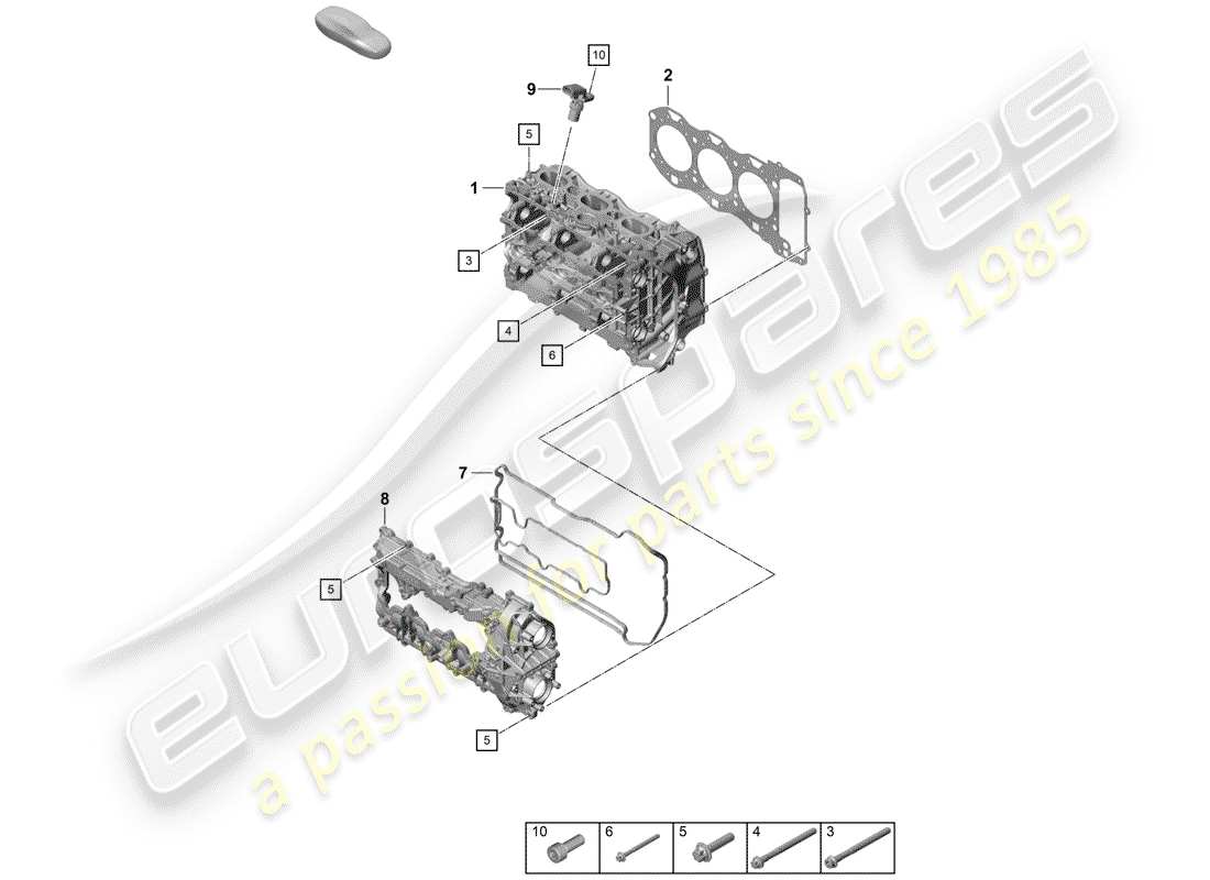 Porsche Boxster Spyder (2019) CYLINDER HEAD Part Diagram