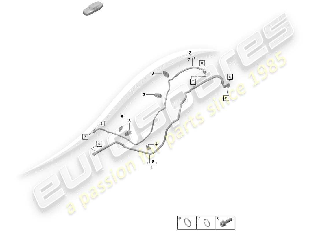 Porsche Boxster Spyder (2019) AIR CONDITIONER Part Diagram