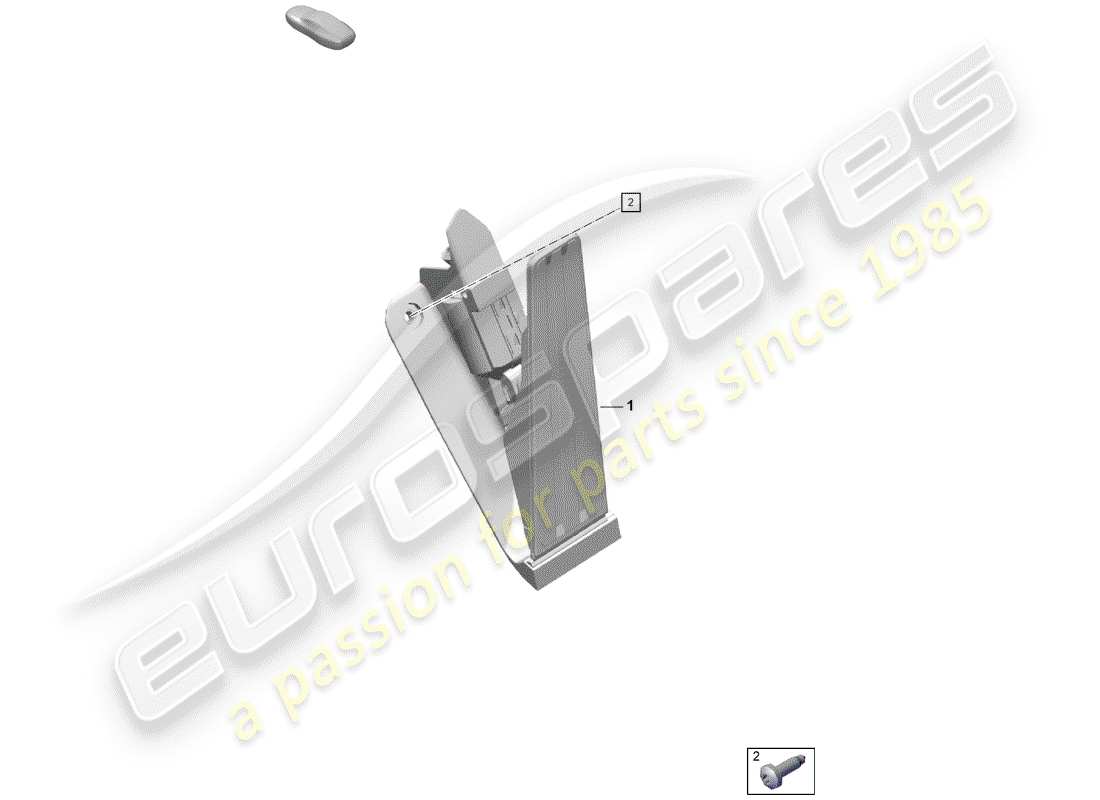 Porsche Boxster Spyder (2020) BRAKE AND ACC. PEDAL ASSEMBLY Part Diagram
