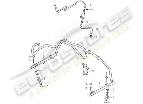 a part diagram from the Porsche Cayman 987 (2006) parts catalogue