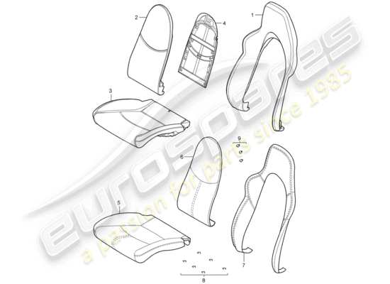 a part diagram from the Porsche Cayman 987 (2007) parts catalogue