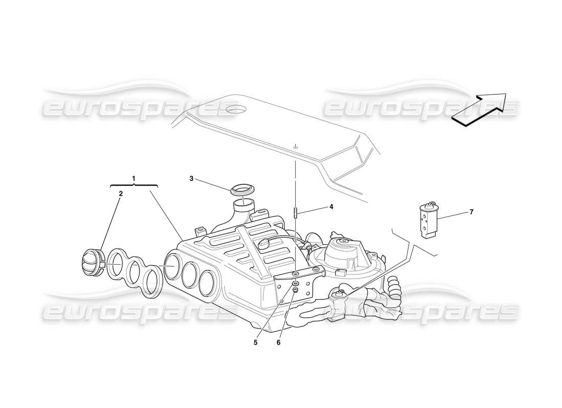 Ferrari F50 AIR CONDITIONER Parts Diagram