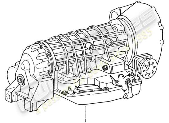 a part diagram from the Porsche Replacement catalogue (1992) parts catalogue