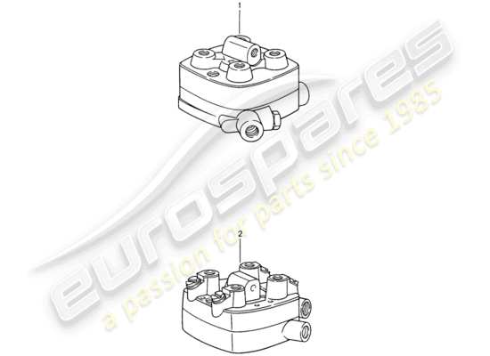 a part diagram from the Porsche Replacement catalogue (2005) parts catalogue