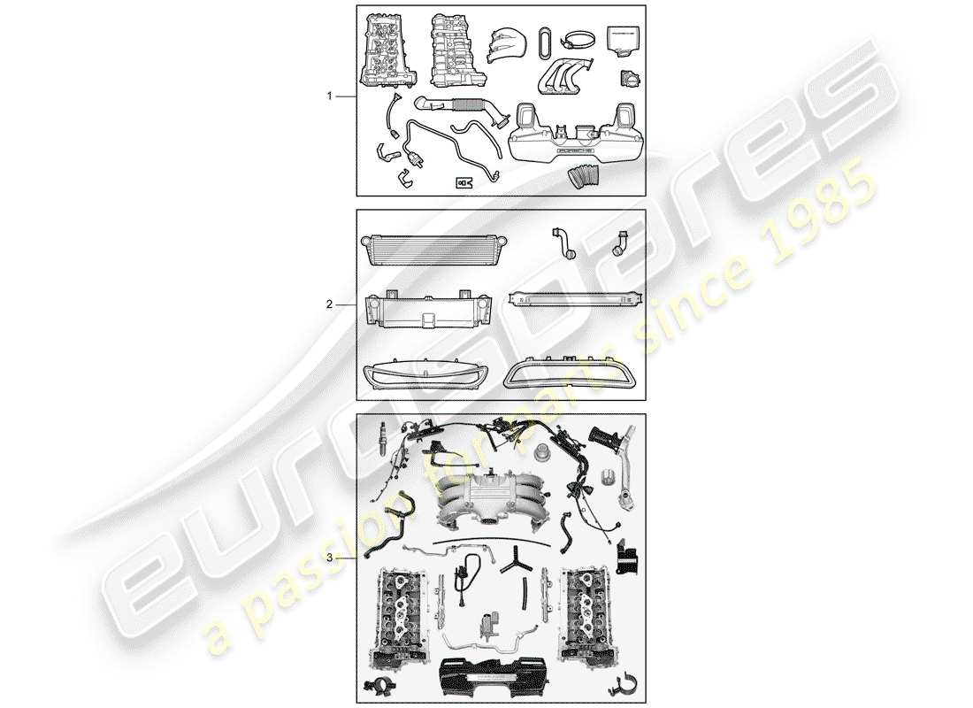 Porsche Tequipment catalogue (1985) engine Part Diagram
