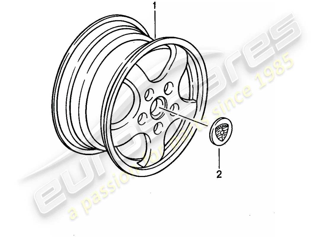 Porsche Tequipment catalogue (1986) GEAR WHEEL SETS Part Diagram