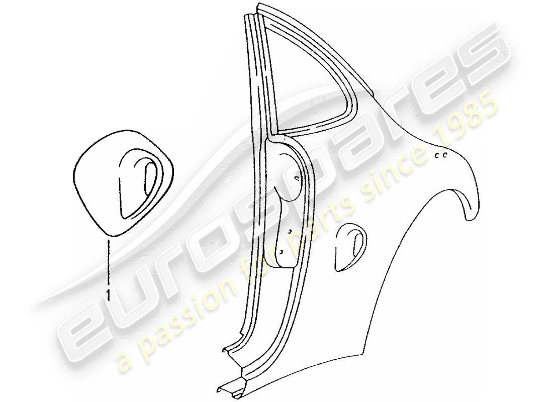 Porsche Tequipment catalogue (1986) AIR DUCT Part Diagram