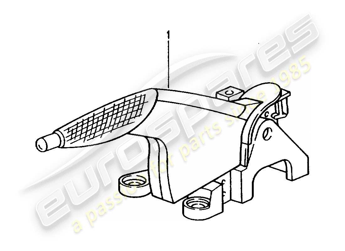 Porsche Tequipment catalogue (1989) HAND BRAKE LEVER Part Diagram