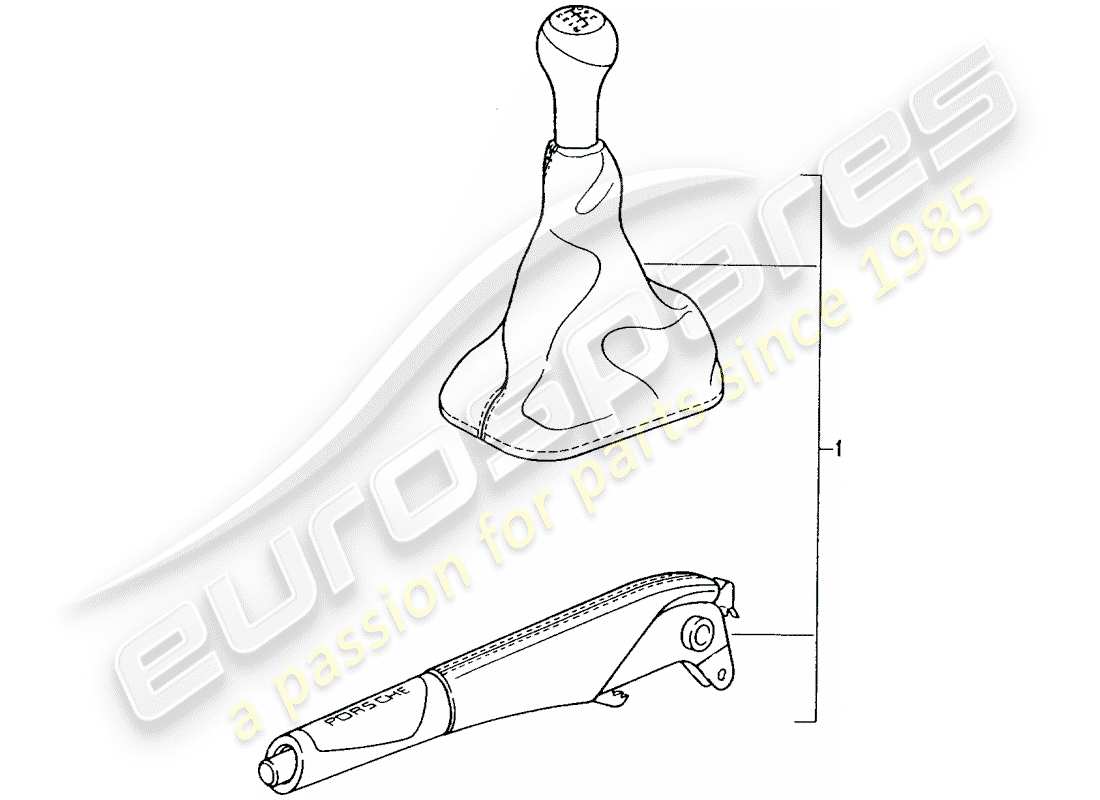 Porsche Tequipment catalogue (1989) Set Part Diagram