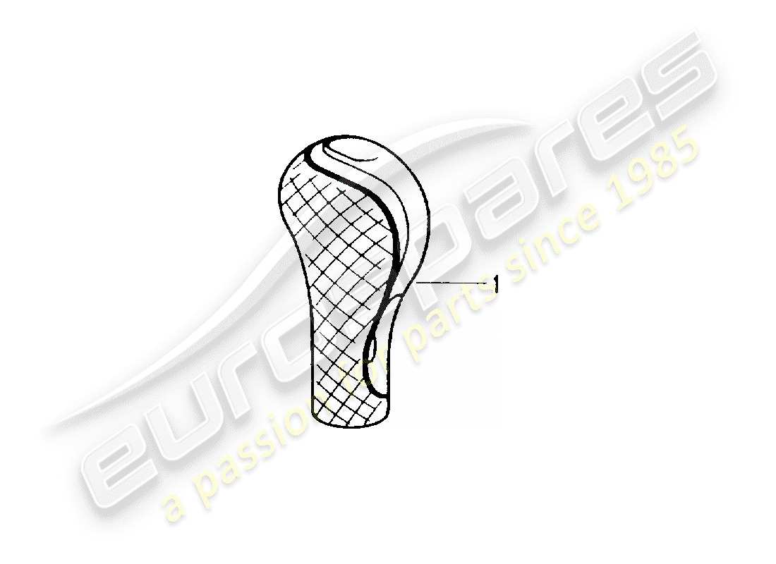 Porsche Tequipment catalogue (1994) selector lever Part Diagram