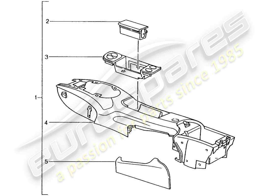 Porsche Tequipment catalogue (1996) INSTALLATION KIT Parts Diagram