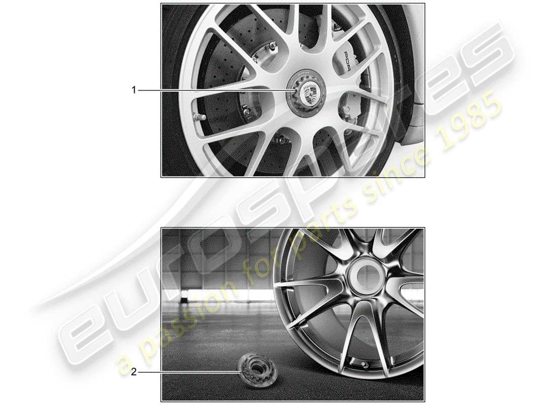 Porsche Tequipment catalogue (1999) CENTRAL LOCKING Part Diagram