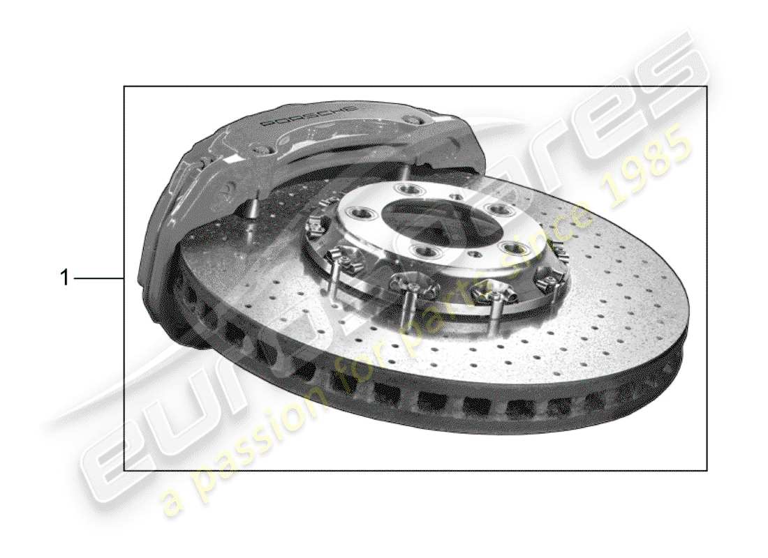 Porsche Tequipment catalogue (2001) BRAKE Part Diagram