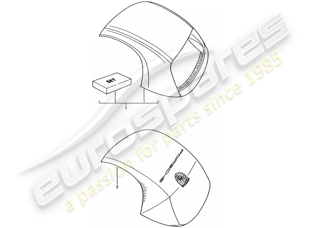 Porsche Tequipment catalogue (2002) HARDTOP Part Diagram