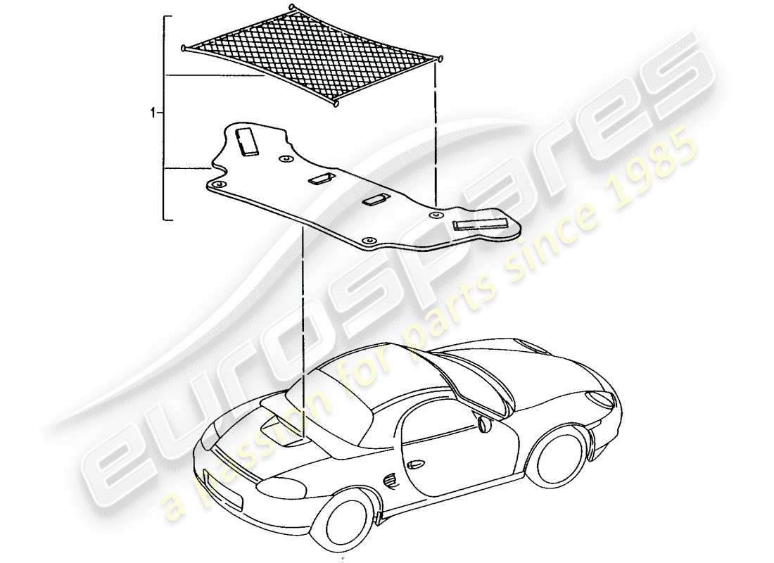 Porsche Tequipment catalogue (2011) CARGO NET Part Diagram
