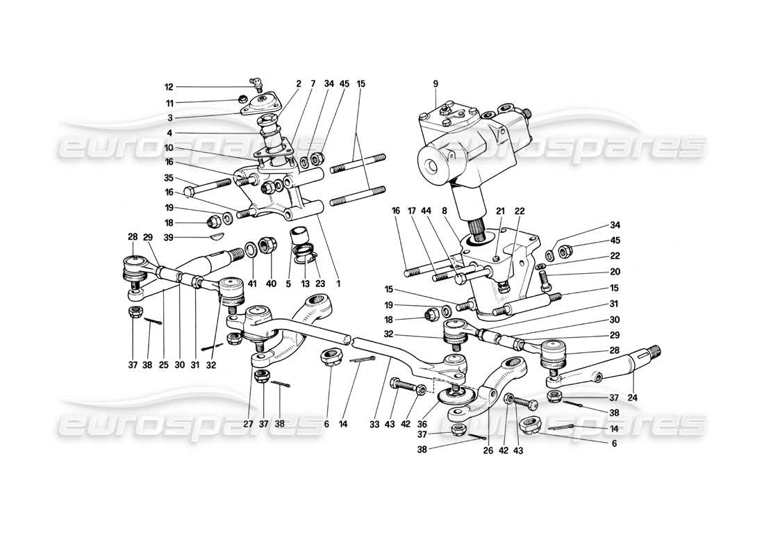 101159 JOINT - STEERING LINKAGE - 400i - GT Group: 2+2 - V12 - Ferrari -  Car Diagrams - Ricambi America, Inc.