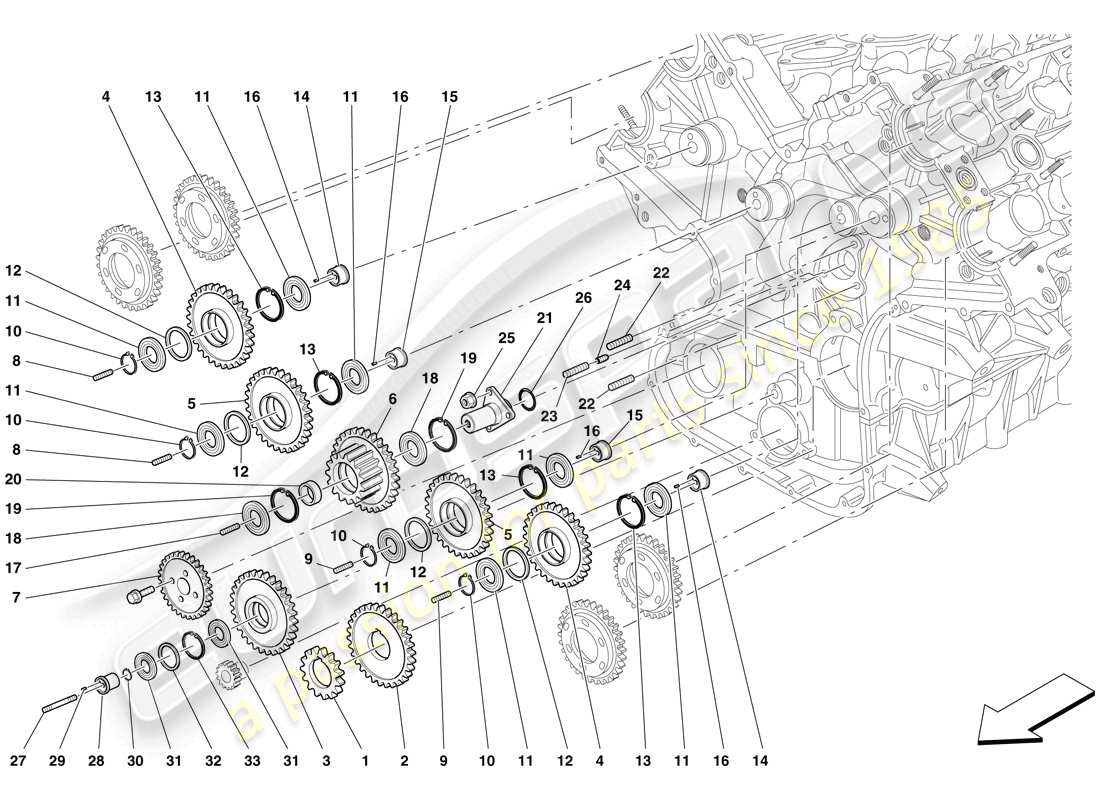 Maserati MC12 timing - controls Part Diagram