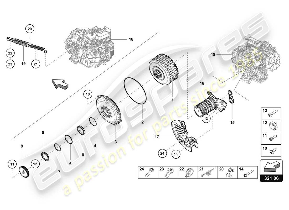 Lamborghini Evo Coupe (2020) MULTI Part Diagram
