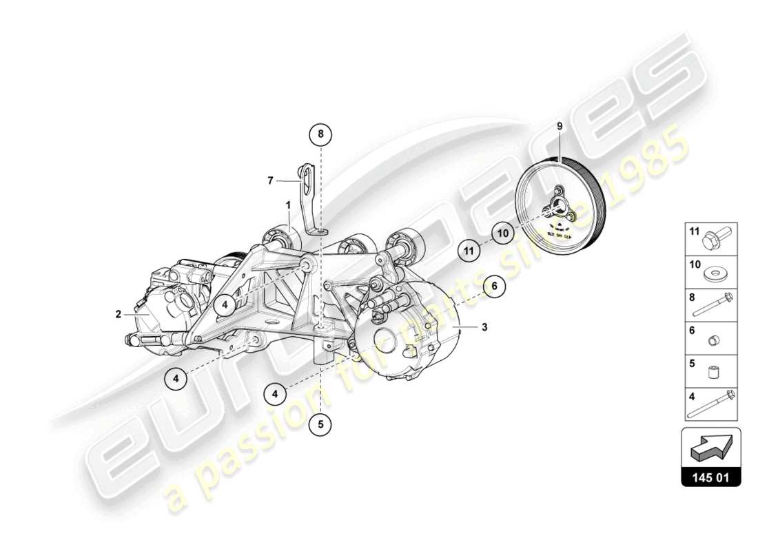 Lamborghini LP700-4 COUPE (2015) V Part Diagram