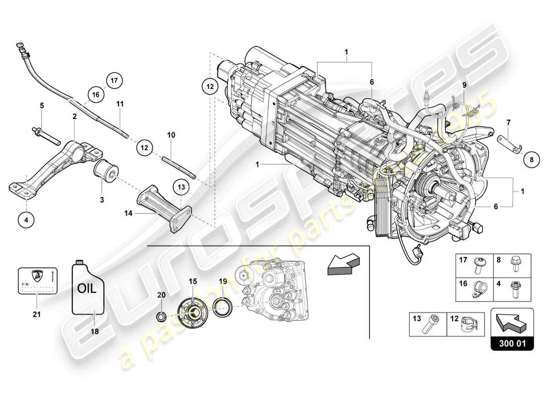 Lamborghini LP750-4 SV COUPE (2015) 7 Part Diagram