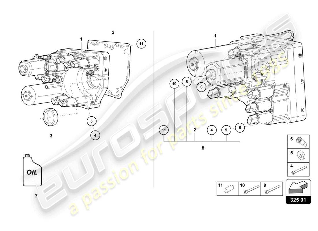 Lamborghini LP750-4 SV COUPE (2015) HYDRAULICS CONTROL UNIT Part Diagram