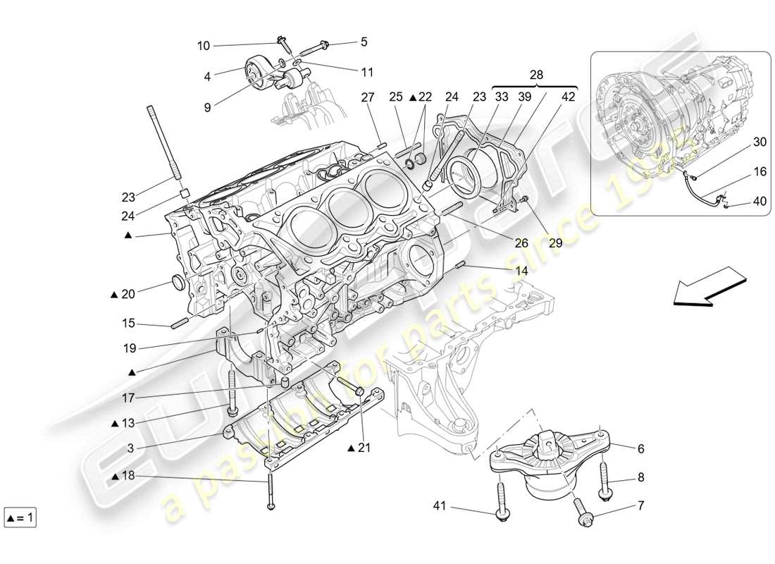 a part diagram from the Porsche Cayenne (2004) parts catalogue