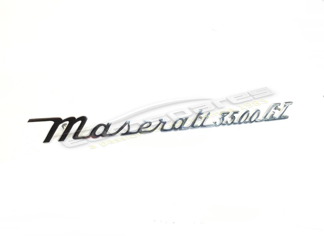NEW Maserati 3500 GT SCRIPT. PART NUMBER 2921 (1)