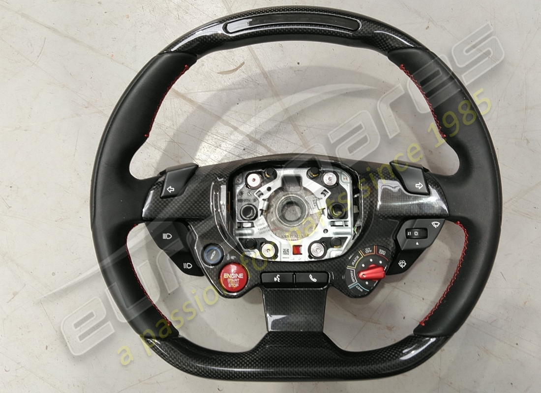 Used Ferrari CARBON STEERING WHEEL WITH LED OPTION part number 879114