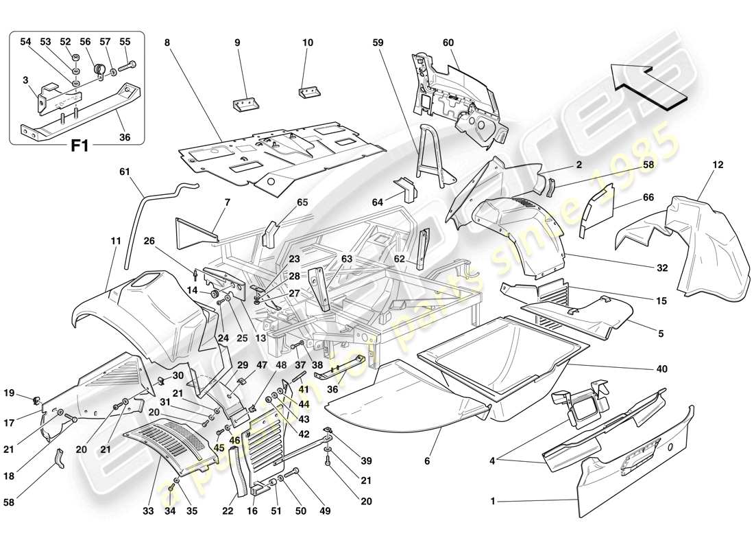 part diagram containing part number 68888000