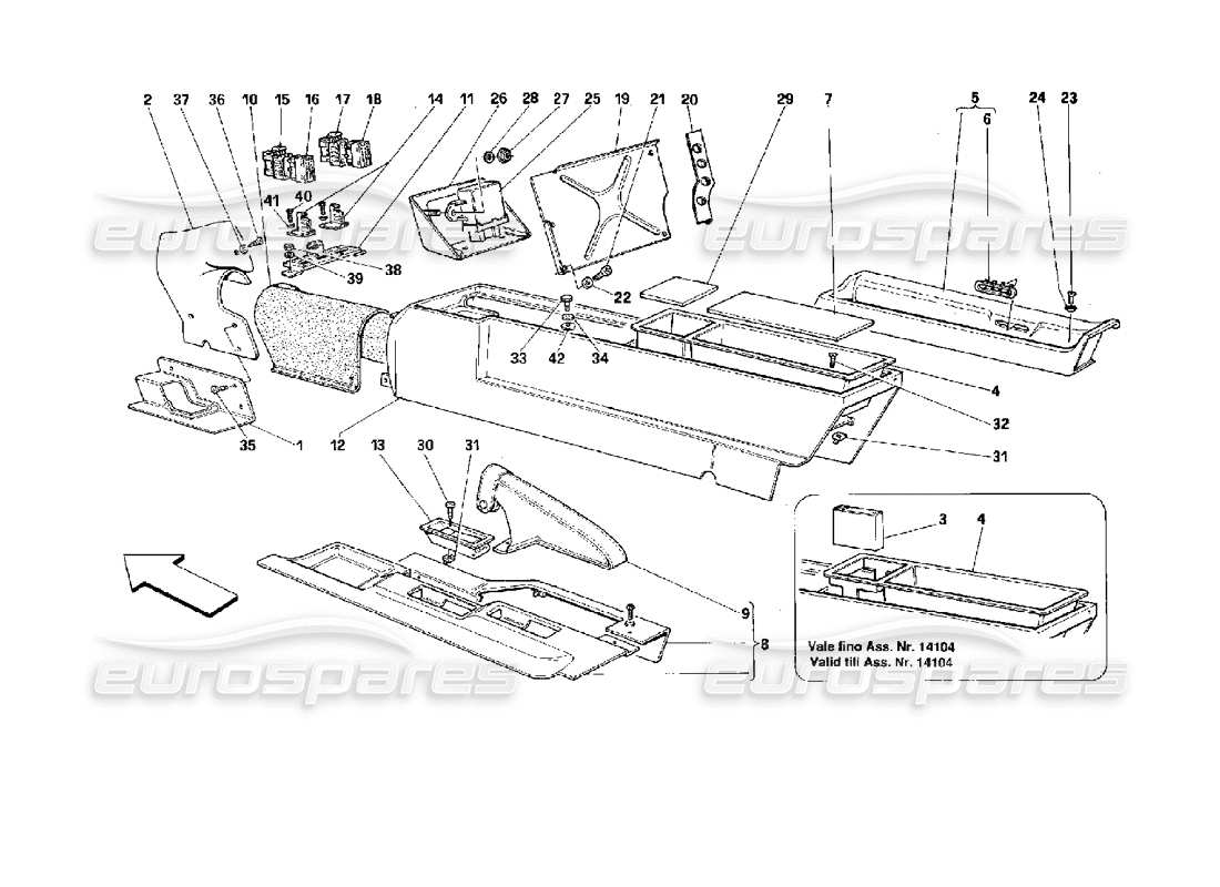 part diagram containing part number 63447200