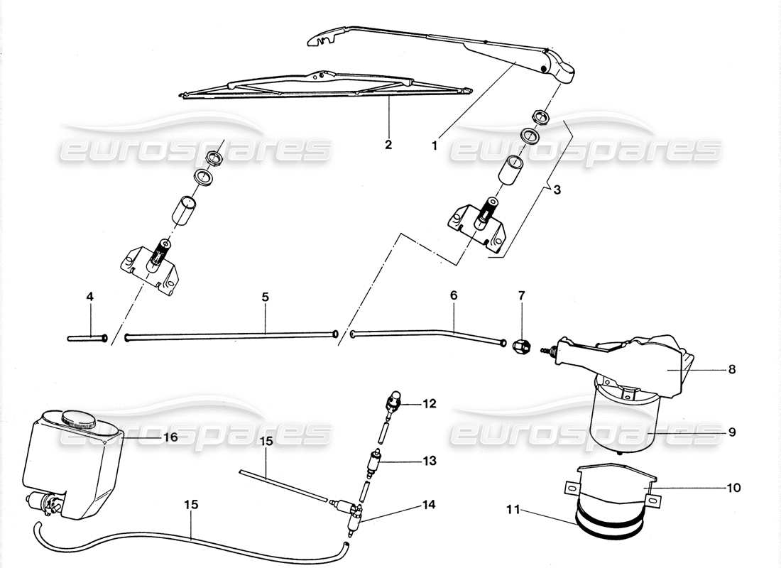 a part diagram from the lamborghini lm002 parts catalogue