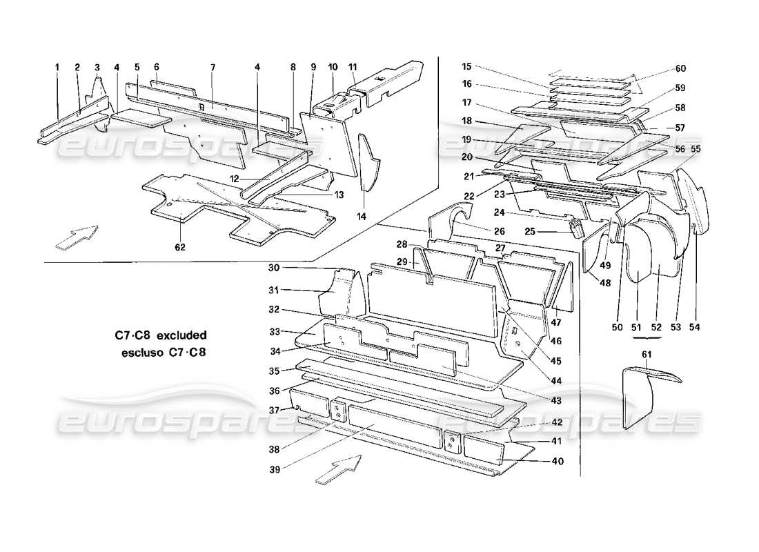 part diagram containing part number 61662000