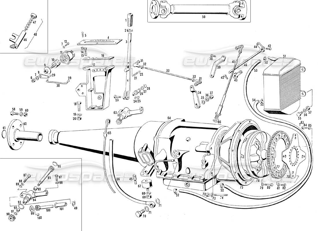 maserati mistral 3.7 automatic transmission parts diagram