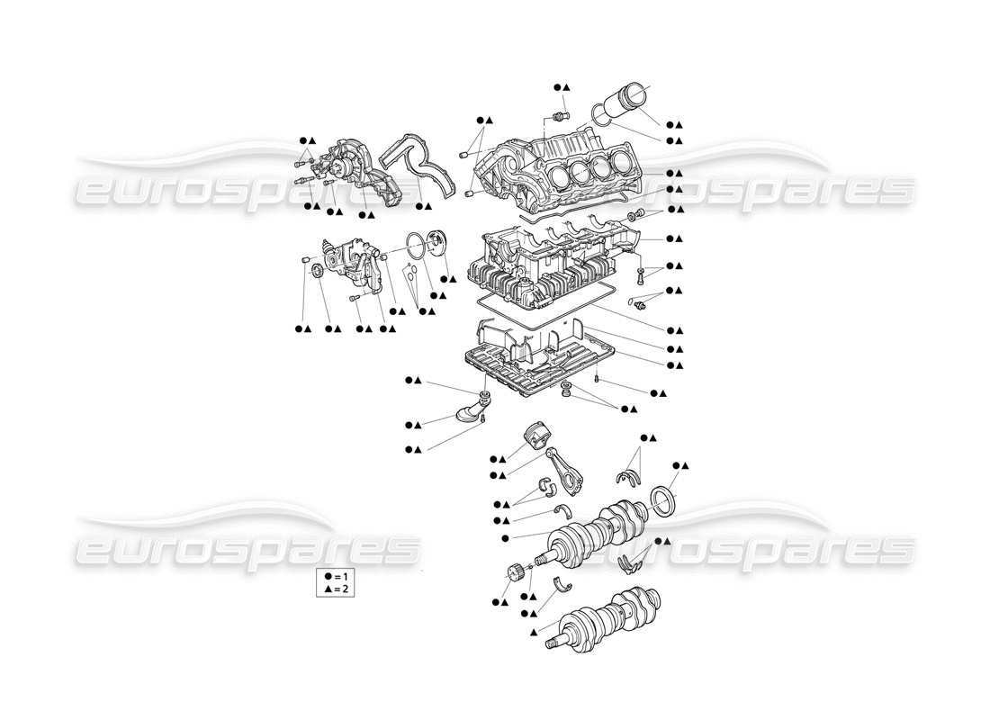 maserati qtp v8 evoluzione partial engine parts diagram