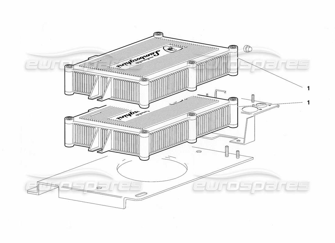 lamborghini diablo vt (1994) eletronic injection units (valid for usa version - april 1994) part diagram