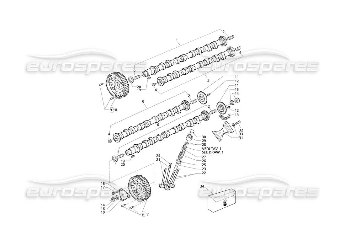 maserati qtp v8 evoluzione timing part diagram