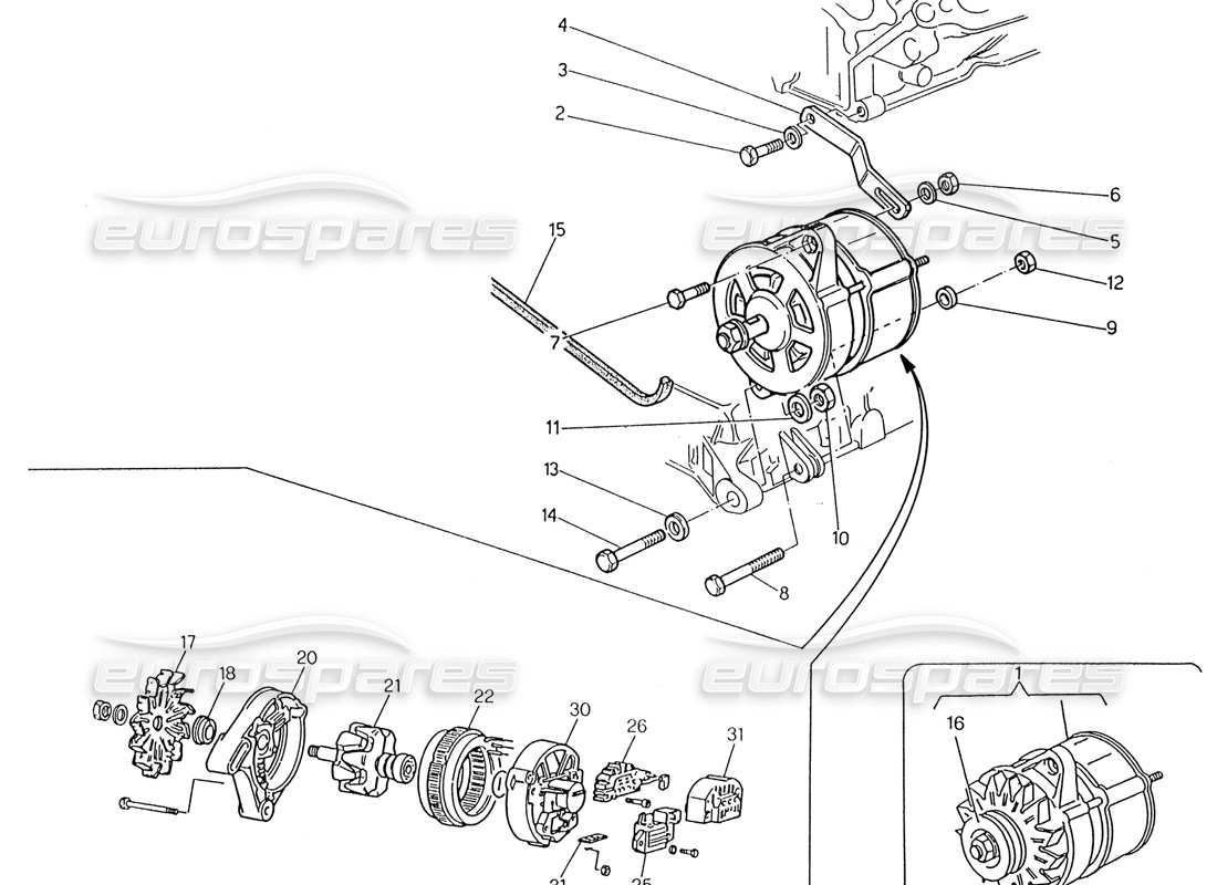 part diagram containing part number 313020407