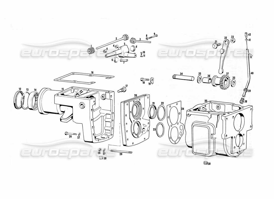 VIEW PARTS DIAGRAMS FROM THE MASERATI INDY PARTS CATALOGUE a part diagram from the maserati indy parts catalogue