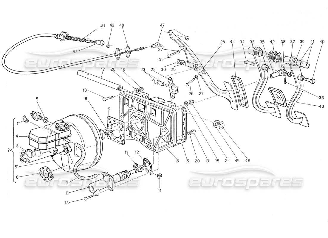 a part diagram from the maserati karif 2.8 parts catalogue