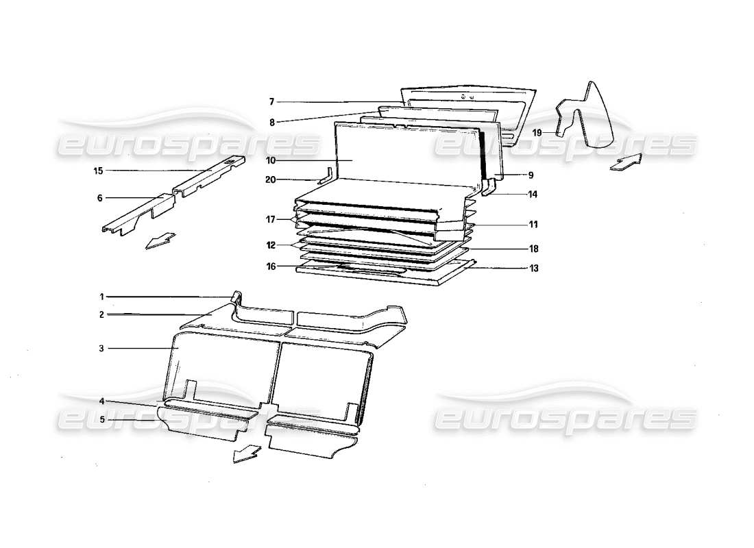 part diagram containing part number 60979100