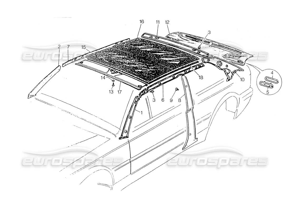 a part diagram from the maserati biturbo (1983-1995) parts catalogue