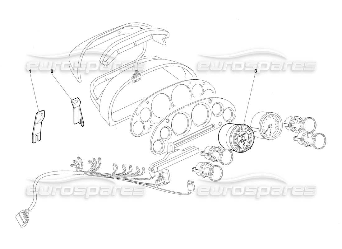 VIEW PARTS DIAGRAMS FROM THE LAMBORGHINI DIABLO PARTS CATALOGUE a part diagram from the lamborghini diablo parts catalogue