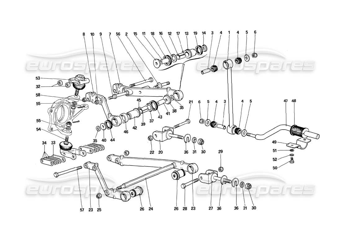 a part diagram from the ferrari 412 (mechanical) parts catalogue