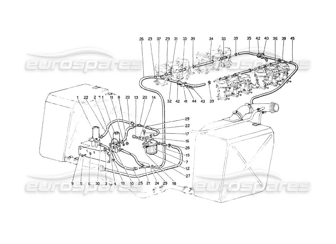 part diagram containing part number 100245