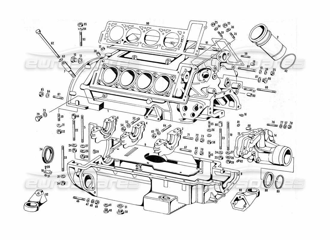 part diagram containing part number mhgas001