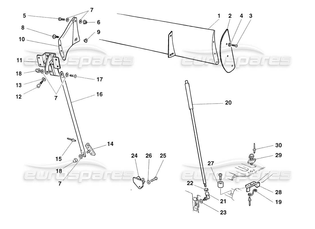 a part diagram from the ferrari 355 challenge (1999) parts catalogue