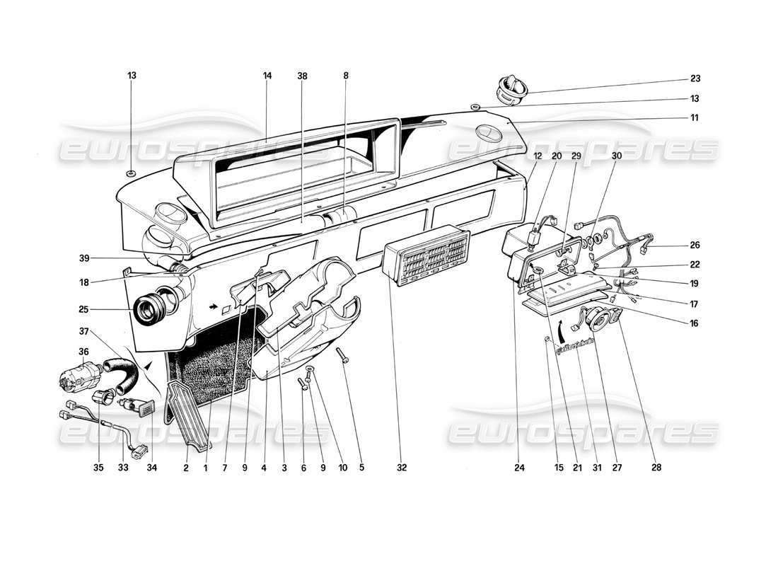 part diagram containing part number 60657600