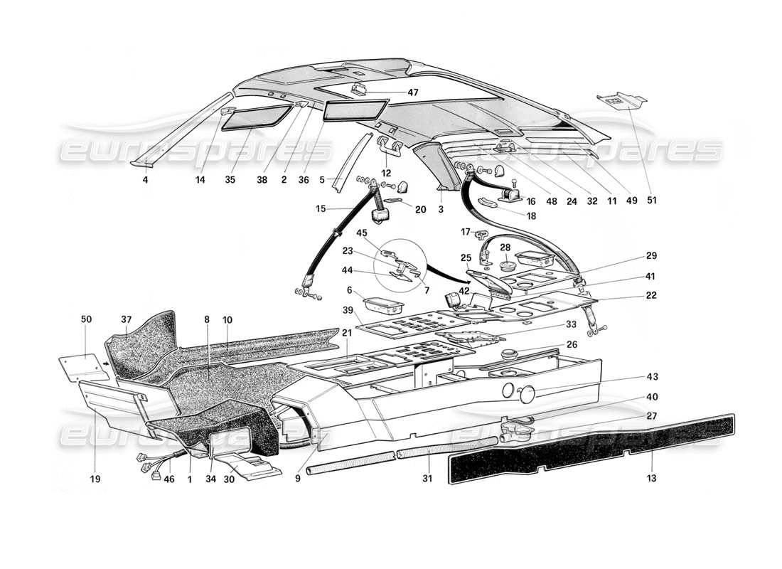 part diagram containing part number 61143300