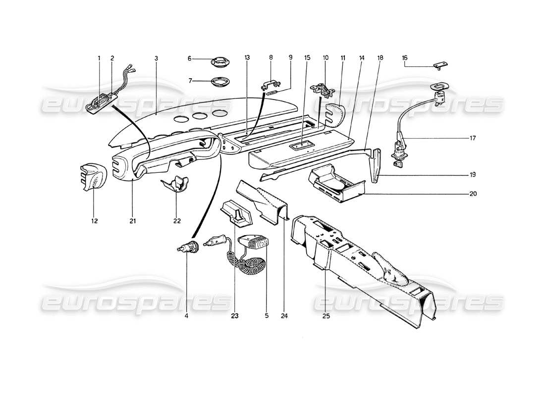 part diagram containing part number 40125809