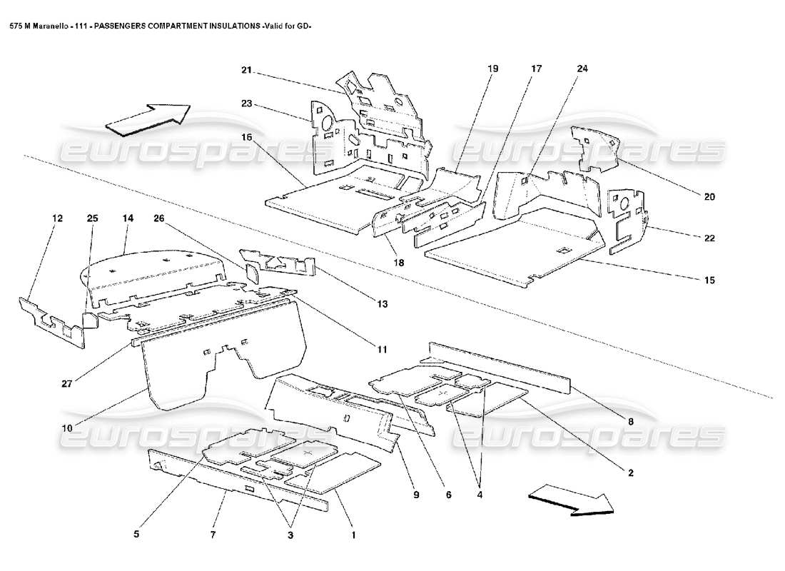 part diagram containing part number 67117100